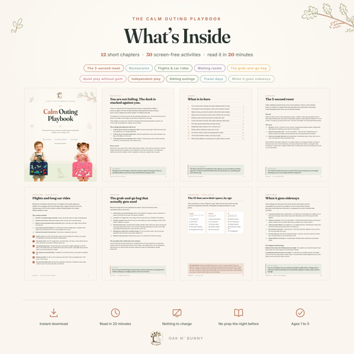 The Calm Outing Playbook