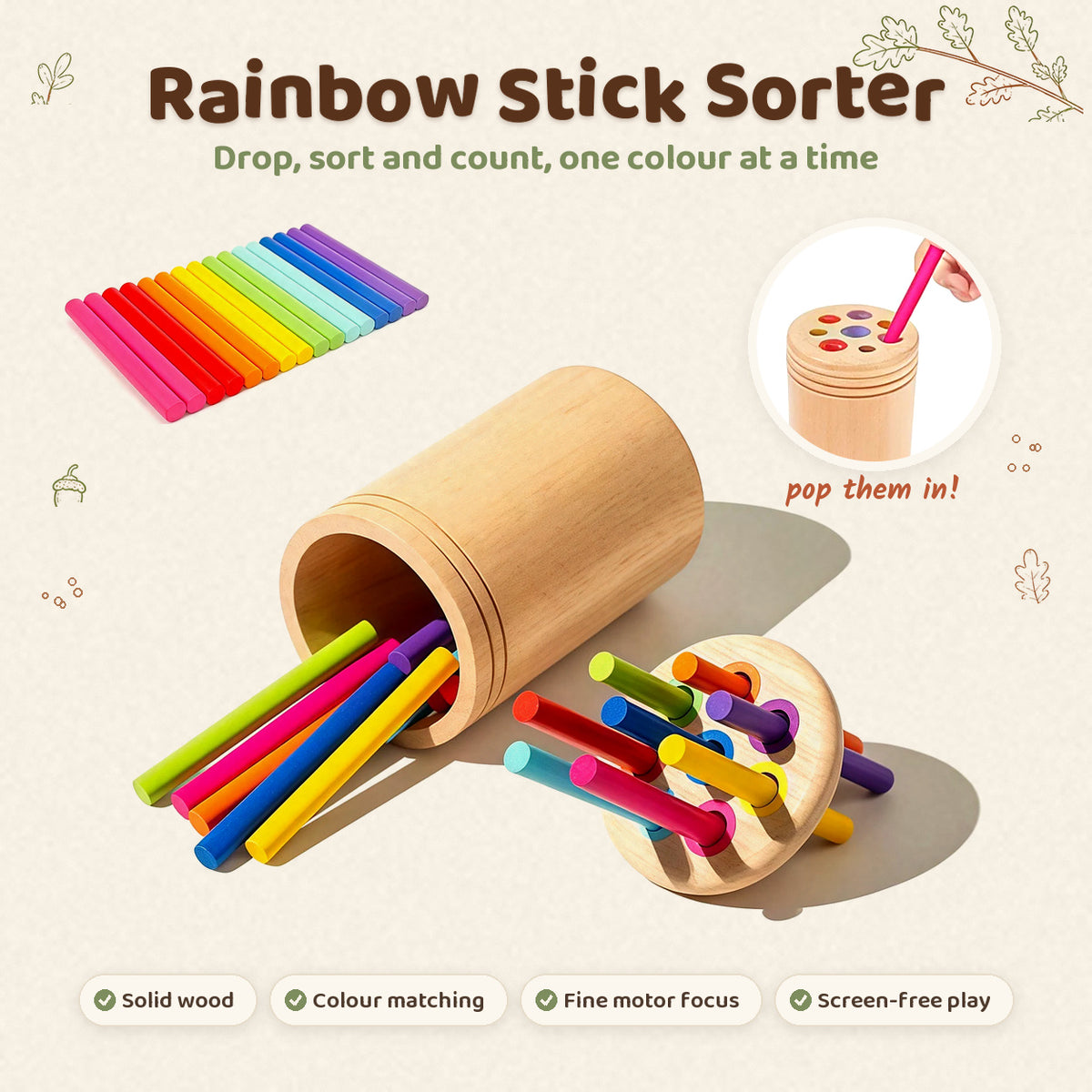 The Rainbow Stick Sorter